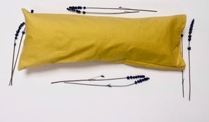 yellow bolster pillow neck and back support natural bolster pillow organic bolster pillow