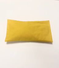 Load image into Gallery viewer, yellow eye pillow organic eye pillow natural eye pillow
